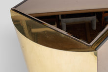 Load image into Gallery viewer, Ello Mirrored Case Piece / Credenza with Brass Accents, 1980s-ABT Modern
