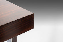 Load image into Gallery viewer, Exceptional Mid Century Modern Rosewood & Chrome Extension Dining Table, West Germany, c. 1960's-ABT Modern