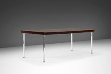 Load image into Gallery viewer, Exceptional Mid Century Modern Rosewood & Chrome Extension Dining Table, West Germany, c. 1960's-ABT Modern