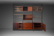 Load image into Gallery viewer, Exceptional Omni Style Wall Unit in Teak After George Nelson / Herman Miller, USA, c. 1960s-ABT Modern