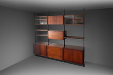 Load image into Gallery viewer, Exceptional Omni Style Wall Unit in Teak After George Nelson / Herman Miller, USA, c. 1960s-ABT Modern