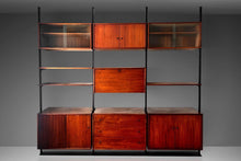 Load image into Gallery viewer, Exceptional Omni Style Wall Unit in Teak After George Nelson / Herman Miller, USA, c. 1960s-ABT Modern