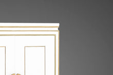 Load image into Gallery viewer, Exceptional Pair of Ricardo Lynn Side Cabinets / End Tables with Gold Trim Detailing, c. 1970s-ABT Modern