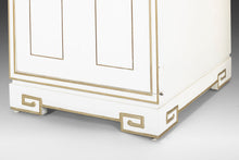 Load image into Gallery viewer, Exceptional Pair of Ricardo Lynn Side Cabinets / End Tables with Gold Trim Detailing, c. 1970s-ABT Modern