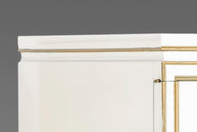 Load image into Gallery viewer, Exceptional Pair of Ricardo Lynn Side Cabinets / End Tables with Gold Trim Detailing, c. 1970s-ABT Modern