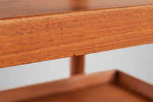 Load image into Gallery viewer, Expandable Danish Modern Bar Cart in Teak by Poul Hundevad for Domus Danica, Denmark, c. 1960's-ABT Modern