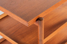 Load image into Gallery viewer, Expandable Danish Modern Bar Cart in Teak by Poul Hundevad for Domus Danica, Denmark, c. 1960's-ABT Modern