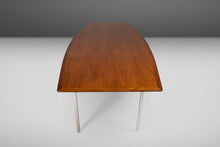 Load image into Gallery viewer, Florence Knoll Model 580 Walnut and Chrome Conference Table for Knoll International, c. 1950s-ABT Modern