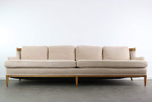 Load image into Gallery viewer, Full Length Sofa in Oak & Cream Fabric by Erwin Lambeth-ABT Modern
