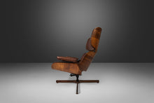 Load image into Gallery viewer, George Mulhauser for Plycraft "Mr. Chair" Lounge Chair in Genuine Leather, USA, c. 1960's-ABT Modern