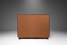 Load image into Gallery viewer, Gilbert Rohde for Herman Miller Three-Drawer Chest / Dresser w/ Leather Faced Drawer Fronts, USA, c. 1940s-ABT Modern