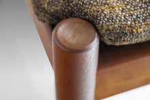 Load image into Gallery viewer, Glass and Teak Coffee Table with Four Nesting Stools Attributed to Jorgen Baekmark, Denmark, c. 1960's-ABT Modern