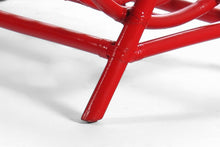 Load image into Gallery viewer, Gorgeous Chinoiserie Red Bamboo Server / Bar Stand w/ Swivel Top-ABT Modern