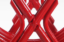 Load image into Gallery viewer, Gorgeous Chinoiserie Red Bamboo Server / Bar Stand w/ Swivel Top-ABT Modern