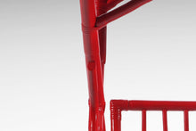 Load image into Gallery viewer, Gorgeous Chinoiserie Red Bamboo Server / Bar Stand w/ Swivel Top-ABT Modern