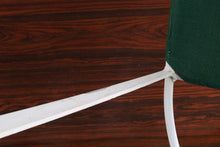 Load image into Gallery viewer, Gorgeous Mid Century Modern Rocking Lounge Chair in Green Canvas and White Metal-ABT Modern