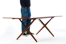 Load image into Gallery viewer, Hans Wegner Model AT-309 Dropleaf Dining Table for Andreas Tuck in Teak, Denmark-ABT Modern