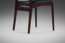 Load image into Gallery viewer, High-Back Mid Century Modern Desk Chair / Side Chair in Afromosia, Denmark, c. 1960's-ABT Modern