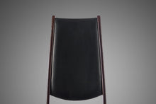Load image into Gallery viewer, High-Back Mid Century Modern Desk Chair / Side Chair in Afromosia, Denmark, c. 1960's-ABT Modern