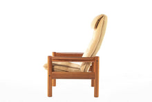 Load image into Gallery viewer, High-back Domino Lounge Chair in Solid Teak-ABT Modern