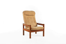 Load image into Gallery viewer, High-back Domino Lounge Chair in Solid Teak-ABT Modern
