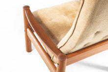 Load image into Gallery viewer, High-back Domino Lounge Chair in Solid Teak-ABT Modern