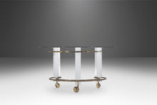 Load image into Gallery viewer, Hollywood Regency Lucite & Brass Coffee Table on Casters by Charles Hollis Jones, USA, c. 1970's-ABT Modern