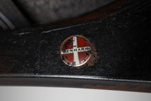 Load image into Gallery viewer, Ib Kofod-Larsen for Selig Ebonized Hoop Chair - Peacock Chair w/ Patinaed Leather, Denmark-ABT Modern