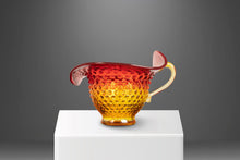 Load image into Gallery viewer, Jack in the Pulpit Style Mid Century Hobnail Amberina Glass Pitcher Vase by Kanawha, USA, c. 1970's-ABT Modern