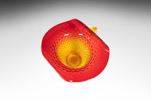 Load image into Gallery viewer, Jack in the Pulpit Style Mid Century Hobnail Amberina Glass Pitcher Vase by Kanawha, USA, c. 1970's-ABT Modern