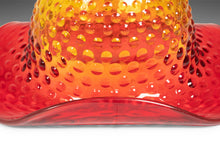 Load image into Gallery viewer, Jack in the Pulpit Style Mid Century Hobnail Amberina Glass Pitcher Vase by Kanawha, USA, c. 1970's-ABT Modern