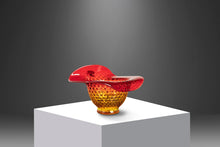 Load image into Gallery viewer, Jack in the Pulpit Style Mid Century Hobnail Amberina Glass Pitcher Vase by Kanawha, USA, c. 1970's-ABT Modern