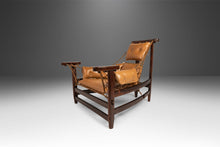 Load image into Gallery viewer, Jean Gillon 'Jangada' Lounge Chair and Ottoman in Jacaranda and Leather, Brazil, c. 1960s-ABT Modern
