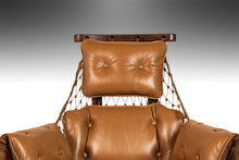 Load image into Gallery viewer, Jean Gillon 'Jangada' Lounge Chair and Ottoman in Jacaranda and Leather, Brazil, c. 1960s-ABT Modern
