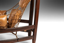 Load image into Gallery viewer, Jean Gillon 'Jangada' Lounge Chair and Ottoman in Jacaranda and Leather, Brazil, c. 1960s-ABT Modern