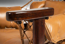 Load image into Gallery viewer, Jean Gillon 'Jangada' Lounge Chair and Ottoman in Jacaranda and Leather, Brazil, c. 1960s-ABT Modern