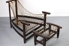 Load image into Gallery viewer, Jean Gillon Lounge Chair & Ottoman in Brazilian Rosewood, France-ABT Modern