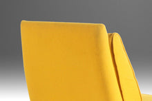 Load image into Gallery viewer, Jens Risom Model No. 2118 Lounge Chair in Original Yellow Upholstery on a Walnut Frame, USA-ABT Modern