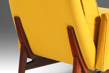 Load image into Gallery viewer, Jens Risom Model No. 2118 Lounge Chair in Original Yellow Upholstery on a Walnut Frame, USA-ABT Modern
