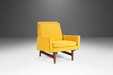 Load image into Gallery viewer, Jens Risom Model No. 2118 Lounge Chair in Original Yellow Upholstery on a Walnut Frame, USA-ABT Modern