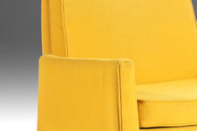 Load image into Gallery viewer, Jens Risom Model No. 2118 Lounge Chair in Original Yellow Upholstery on a Walnut Frame, USA-ABT Modern