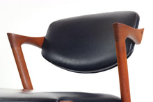 Load image into Gallery viewer, Kai Kristiansen Model 42 Side Chairs in Teak with Original Black Vinyl, Denmark-ABT Modern