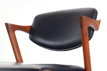 Load image into Gallery viewer, Kai Kristiansen Model 42 Side Chairs in Teak with Original Black Vinyl, Denmark-ABT Modern
