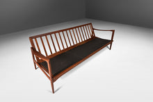 Load image into Gallery viewer, Kandidaten Three Seater Sofa in Lime Green Fabric by Ib Kofod-Larsen for Olof Person, Denmark, c. 1960's-ABT Modern