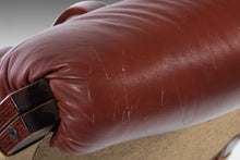 Load image into Gallery viewer, Koivutaru Bentwood Chair & Matching Ottoman in Afromosia and Oxblood Red Leather by Esko Pajamies for ASKO, Finland, c. 1970's-ABT Modern