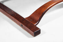 Load image into Gallery viewer, Koivutaru Bentwood Chair & Matching Ottoman in Afromosia and Oxblood Red Leather by Esko Pajamies for ASKO, Finland, c. 1970's-ABT Modern