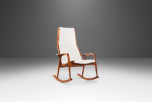 Load image into Gallery viewer, Lamino Rocking Chair in Gorgeous Boucle Upholstery by Yngve Ekström for Swedese, c. 1950's-ABT Modern