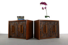 Load image into Gallery viewer, Lane Brutalist End Tables In the Manner of Paul Evans - A Set of 2-ABT Modern