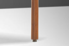 Load image into Gallery viewer, Large Executive Desk by Jens Risom for Jens Risom Design Inc. in Walnut with a New Vinyl Top, c. 1960s-ABT Modern