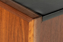 Load image into Gallery viewer, Large Executive Desk by Jens Risom for Jens Risom Design Inc. in Walnut with a New Vinyl Top, c. 1960s-ABT Modern